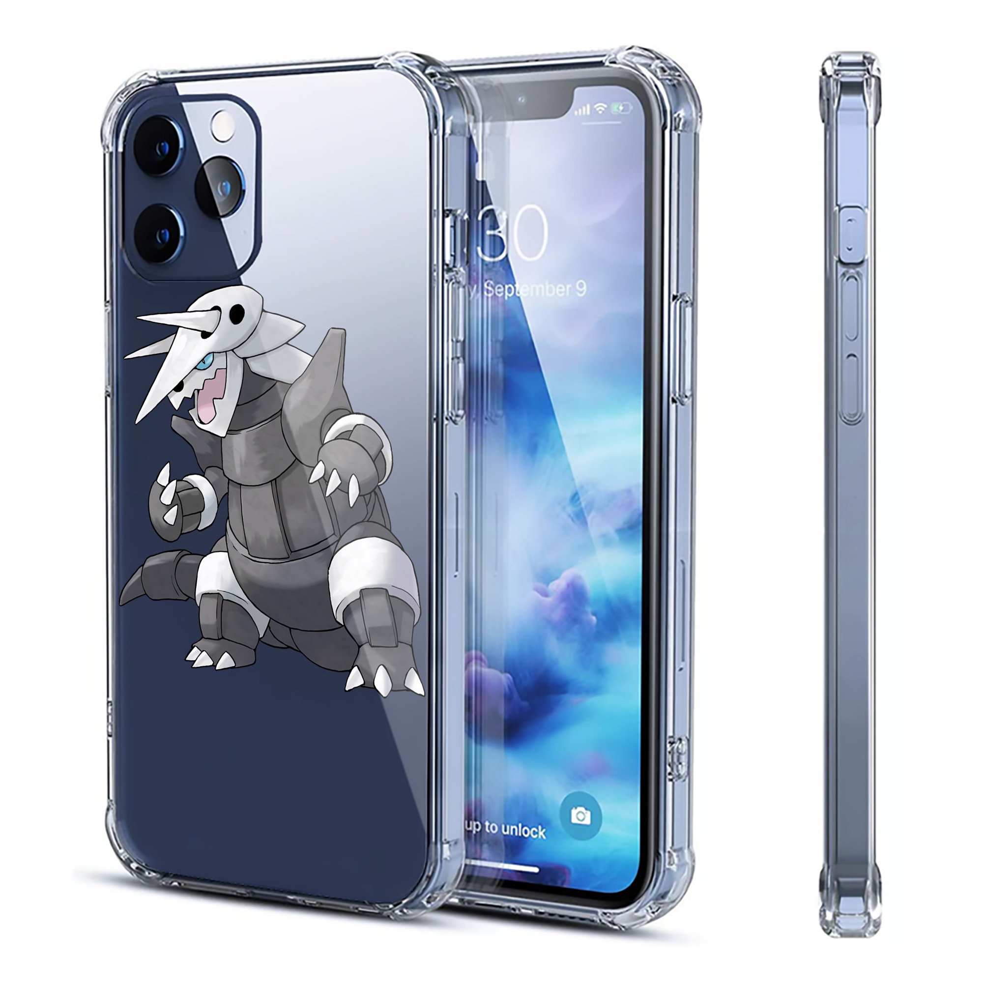 （画像用） ポケットモンスター Pokémon 【iPhone 12シリーズ対応】透明スマホケース（クリアソフトケース）